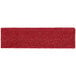 A red rectangular Rubbermaid microfiber wet mop pad.