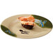 A GET Japanese traditional melamine plate with shrimp and sauce.