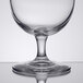 A Libbey Bristol Valley wine goblet with a clear glass and base.