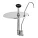 A stainless steel ServSense™ pump dispenser inset with a handle.