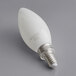 A TCP dimmable LED frosted filament light bulb with a silver base.