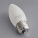 A TCP dimmable LED frosted filament light bulb with a round E26 base.