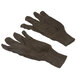 A pack of two pairs of brown Cordova jersey gloves.