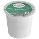A white Twinings container with a green label for Irish Breakfast Tea K-Cup Pods.
