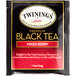 A box of 20 Twinings mixed berry tea bags with black and red packaging.