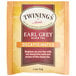 A box of Twinings Earl Grey Decaffeinated tea bags.