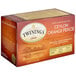 A box of Twinings Ceylon Orange Pekoe Tea Bags on a white background.