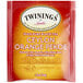 A red and yellow box of Twinings Ceylon Orange Pekoe Tea Bags with a picture of elephants.