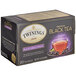 A white box of Twinings Blackcurrant Breeze Tea Bags with a black label.