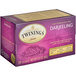 A purple box of Twinings Darjeeling Tea Bags with 20 tea bags inside.