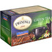 A box of Twinings green decaffeinated tea bags.