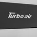 A black sign with white text that says "Turbo Air" on a white background.