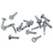 A group of screws for mounting a Cooking Performance Group Salamander Range.