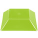 A green square GET Keywest melamine bowl with a logo on it.