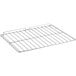 A stainless steel 20" x 26" oven rack with a wire grid.