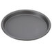 An American Metalcraft round black hard coat anodized pizza pan.
