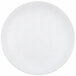 A Cal-Mil Sedona white melamine plate with a textured pattern.