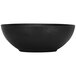 A black bowl with a textured surface.
