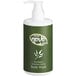 A green and white Noble Eco Novo Terra bottle of body wash with a white cap.