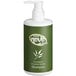 A green and white Noble Eco Novo Terra shampoo bottle with a white lid.