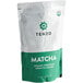 A green and white bag of Tenzo Organic Ceremonial Matcha Green Tea Powder.