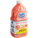 An Ocean Spray plastic jug of grapefruit juice with a label.