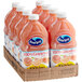 A close up of a bottle of Ocean Spray Grapefruit Juice