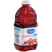 A bottle of Ocean Spray Cranberry juice.