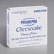 A white box of Philadelphia Plain Cheesecake with blue text.