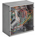 A close-up of the NAKS UL Listed electrical hood fan control package, a metal box with wires inside.