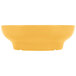 A yellow rectangular GET Tropical Yellow Salsa Dish.