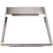A Vollrath stainless steel single-sided adapter plate on a metal frame.