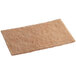 A brown sisal scouring pad.