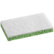 A white and green Lavex cellulose sponge with white and green foam on top.