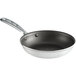 A close-up of a Vollrath Wear-Ever aluminum non-stick frying pan with a silver handle.