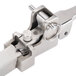 An Edlund stainless steel clamp for a commercial can opener.