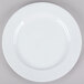 A CAC Roosevelt porcelain plate with a circular rim.