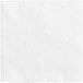 A white EcoChoice bamboo paper napkin with small dots on a white surface.