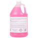 A pink bottle of Advantage Chemicals Hand Soap with a white label.
