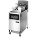 A Henny Penny liquid propane pressure fryer with a stainless steel top and Computron 1000 controls.