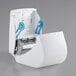 A white Lavex Translucent auto-cut paper towel dispenser box.