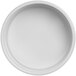 An American Metalcraft Unity melamine bowl in graphite on a white background.