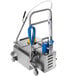 An Oil Solutions Group Armadillo portable oil filter machine with blue hoses.