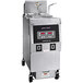A Henny Penny electric commercial deep fryer with Computron 1000 controls and a digital display.