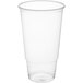 A clear plastic Choice clear plastic cup.