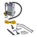 A ProTeam GoFit backpack vacuum with accessories including a hose and wand.