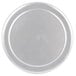 An American Metalcraft 6" wide rim pizza pan on a white surface.