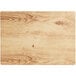 An Acopa light oak faux wood melamine serving board with knots.