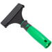 A black and green Unger ErgoTec scraper with a plastic handle.