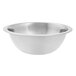 A Cardinal Detecto stainless steel mixing bowl.